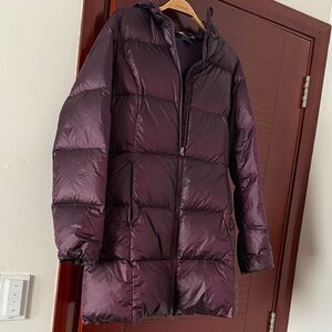 Eddie Bauer Women's Deep Purple Down Puffer Coat
